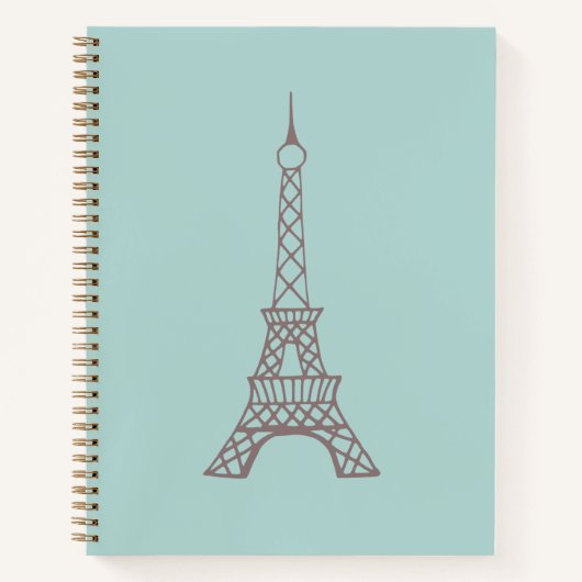 Eiffeltoren schetsboek cadeau notitieboek (Voorkant)