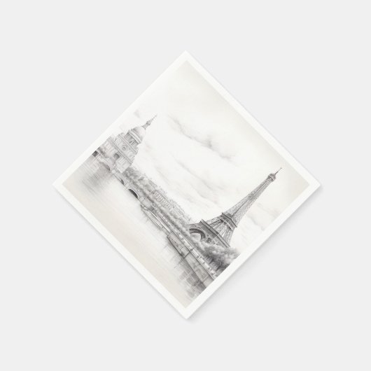 Eiffeltoren, schetsontwerp Servet (Hoek)