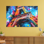 Eiffeltoren schilderij afdrukken (Insitu (Woonkamer))