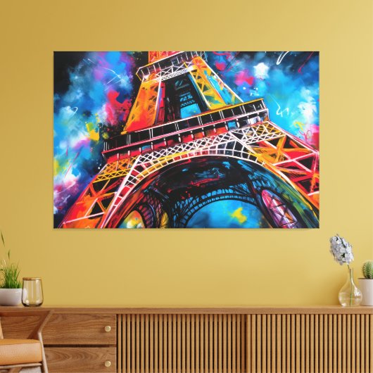 Eiffeltoren schilderij afdrukken (Insitu (Woonkamer))
