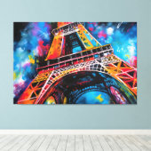 Eiffeltoren schilderij afdrukken (Insitu (Houten vloer))