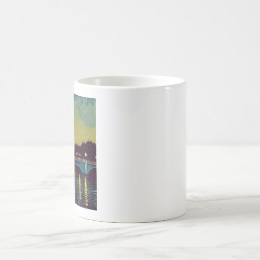 Eiffeltoren, schilderij in Parijs in de stijl van Koffiemok (Center)