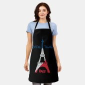 Eiffeltoren Schort (Gedragen)