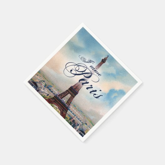  Eiffeltoren Servet (Hoek)