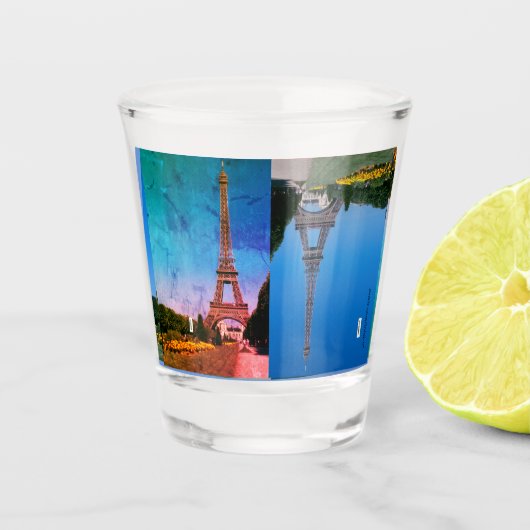 Eiffeltoren Shot Glas (Voorkant)