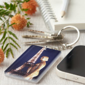 Eiffeltoren sleutelhanger-dame Parijs Sleutelhanger (Voorkant Rechts)