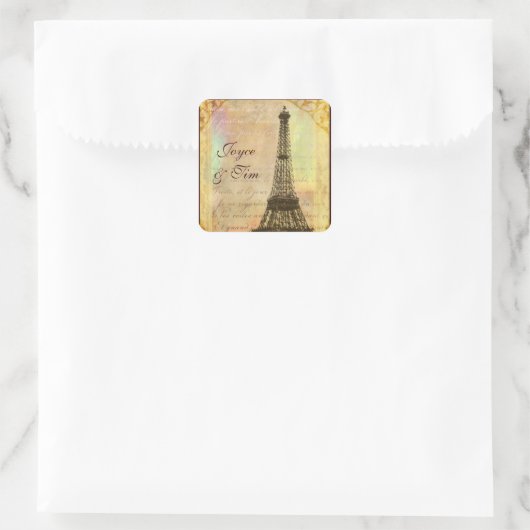 Eiffeltoren STicker (Tas)