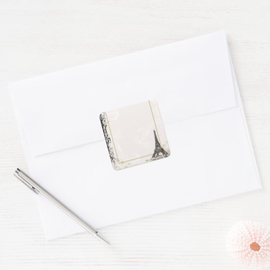 Eiffeltoren Stickers Labels (Envelop)