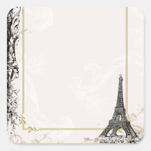 Eiffeltoren Stickers Labels