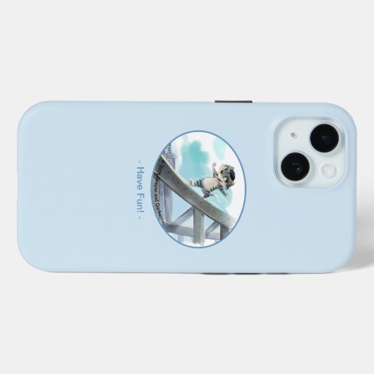 Eiffeltoren stoer Hoesje - fun (Selecteer model) (Achterkant (horizontaal))