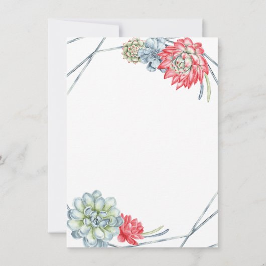 Eiffeltoren, Succulente Pensioen Kaart (Achterkant)