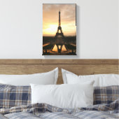 Eiffeltoren Sunrise Canvas Afdruk (Insitu (Slaapkamer))