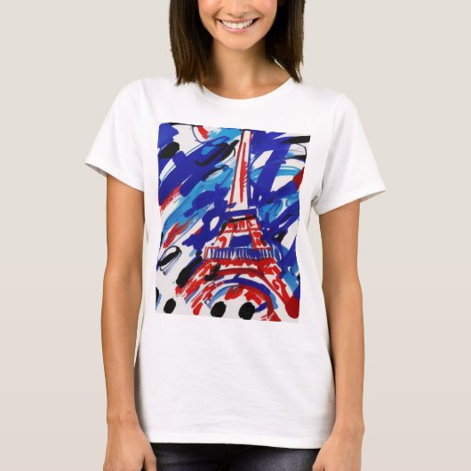 Eiffeltoren T-shirt (Voorkant)