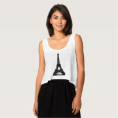 Eiffeltoren Tanktop (Volledige Voorkant)
