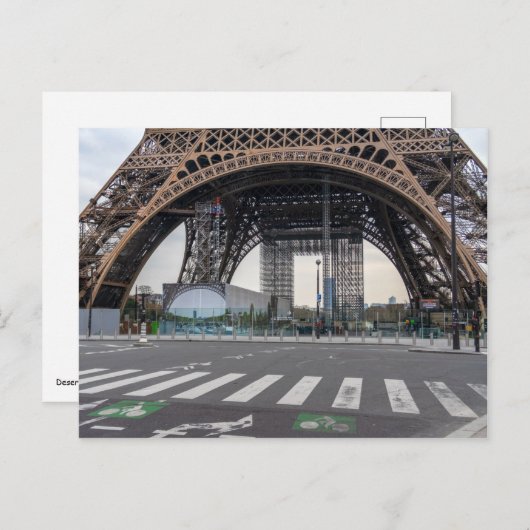 Eiffeltoren tijdens coronacrisis in Parijs Briefkaart (Voorkant / Achterkant)