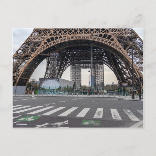 Eiffeltoren tijdens coronacrisis in Parijs Briefkaart (Voorkant)
