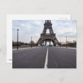 Eiffeltoren tijdens coronacrisis in Parijs Briefkaart (Voorkant / Achterkant)