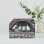 Eiffeltoren tijdens Coronavirus Lockdown in Parijs Briefkaart (Staand voorkant)