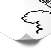 Eiffeltoren tonen poster (Hoek)