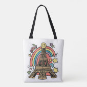 Eiffeltoren Tote Bag (Achterkant)