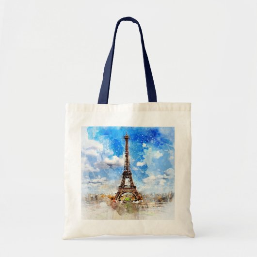 Eiffeltoren Tote Bag (Voorkant)