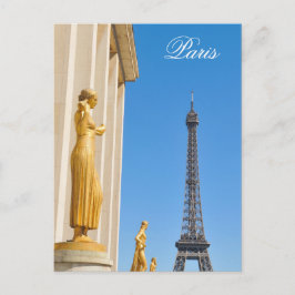 Eiffeltoren (Tour Eiffel) in Parijs, Frankrijk Briefkaart