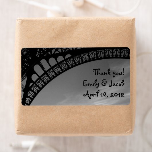 Eiffeltoren Trouwgunst Labels (Insitu)