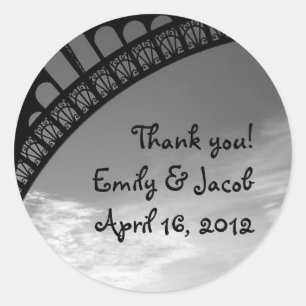 Eiffeltoren Trouwgunst Labels