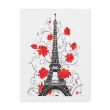 Eiffeltoren uit Parijs elegant stijlvol silhouet