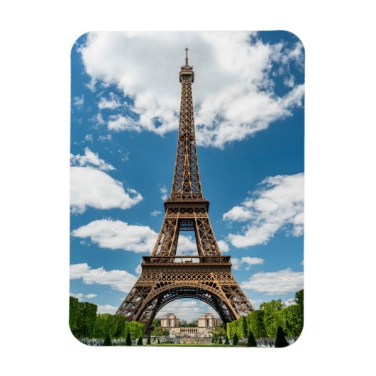 Eiffeltoren uitzicht vanaf Champ de Mars openbaar  Magneet (Verticaal)