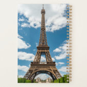 Eiffeltoren uitzicht vanaf Champ de Mars openbaar  Planner (Achterkant)