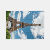 Eiffeltoren uitzicht vanuit Champ de Mars openbaar Fleece Deken (Voorkant (Horizontaal))