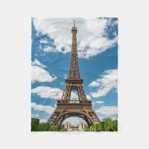 Eiffeltoren uitzicht vanuit Champ de Mars openbaar Fleece Deken