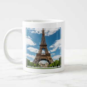 Eiffeltoren uitzicht vanuit Champ de Mars openbaar Grote Koffiekop