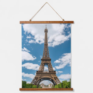 Eiffeltoren uitzicht vanuit Champ de Mars openbaar Hangend Wandkleed