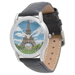 Eiffeltoren uitzicht vanuit Champ de Mars openbaar Horloge