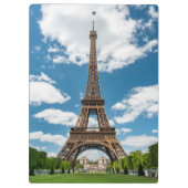 Eiffeltoren uitzicht vanuit Champ de Mars openbaar Klembord (Achterkant)