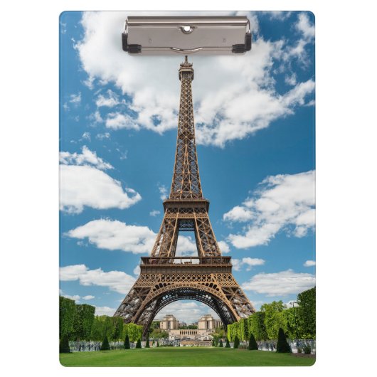 Eiffeltoren uitzicht vanuit Champ de Mars openbaar Klembord (Voorkant)