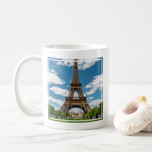 Eiffeltoren uitzicht vanuit Champ de Mars openbaar Koffiemok