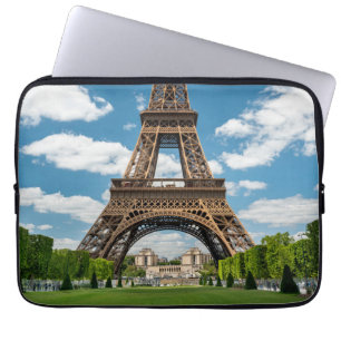 Eiffeltoren uitzicht vanuit Champ de Mars openbaar Laptop Sleeve