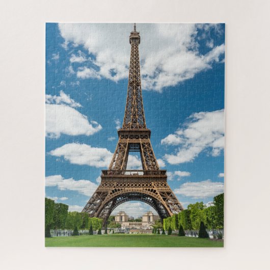 Eiffeltoren uitzicht vanuit Champ de Mars openbaar Legpuzzel (Verticaal)