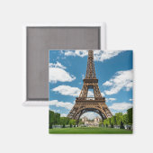 Eiffeltoren uitzicht vanuit Champ de Mars openbaar Magneet (Voorkant / Achterkant)