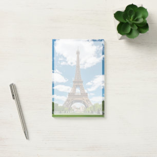 Eiffeltoren uitzicht vanuit Champ de Mars openbaar Post-it® Notes