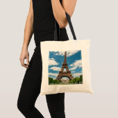Eiffeltoren uitzicht vanuit Champ de Mars openbaar Tote Bag (Voorkant (product))