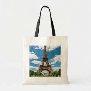 Eiffeltoren uitzicht vanuit Champ de Mars openbaar Tote Bag