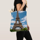 Eiffeltoren uitzicht vanuit Champ de Mars openbaar Tote Bag (Dichtbij)
