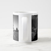 Eiffeltoren Uitzichten in zwart-wit Jumbo Mok (Achterkant)