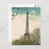  Eiffeltoren V1 Briefkaart (Voorkant / Achterkant)