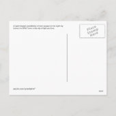 Eiffeltoren Valentijn postkaart Feestdagenkaart (Achterkant)