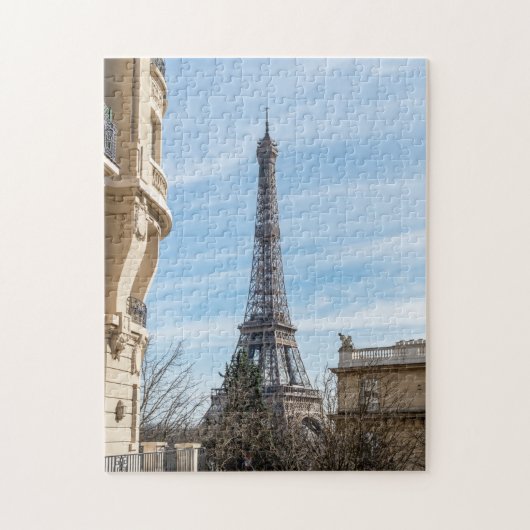 Eiffeltoren van de Avenue de Camoe - Parijs Legpuzzel (Verticaal)
